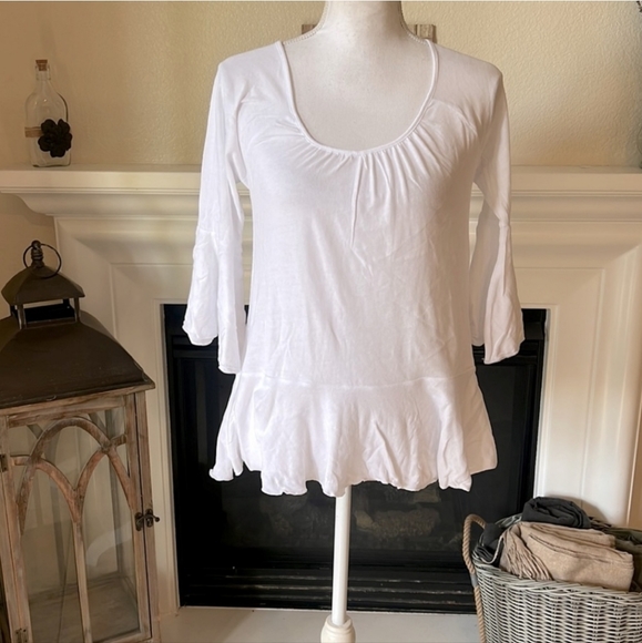 Chaser Tops - NWT'S Chaser Bell Sleeve Peplum Top
